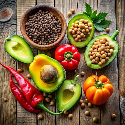 अवोकाडो और सब्ज़ियों की पौष्टिक चाट